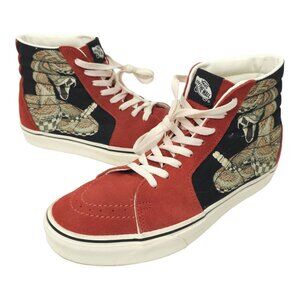 Vans SK8-HI Desert Snake Checkerboard Chili Oil Suede Mens 9 Womens 10.5 Sneaker